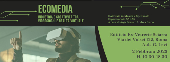 Ecomedia. Industria e creatività tra videogiochi e realtà virtuale immagine decorativa