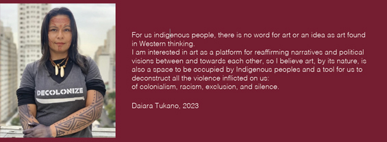 Seminario Venerdì 3 novembre 2023 - Daiara Tukano. Deconstruct all the violence immagine decorativa