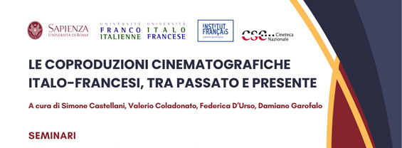 Ciclo di seminari: Le coproduzioni cinematografiche italo-francesi, tra passato e presente immagine decorativa
